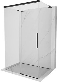 Mexen Rox-3S L kabina prysznicowa 3-ścienna rozsuwana 90 x 100 cm, transparent, czarna - 8C2L-090-100-70-00-3S