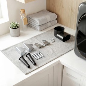 HOMCOM Suszarka do Ubrań z Dezynfekcją UV, Kompaktowa Budowa, 4 kg Pojemności, Stal Nierdzewna, Szary