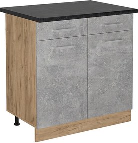 Szafka dolna do kuchni beton 80x60x81.6 r-line