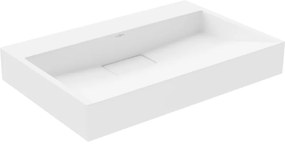 Mexen Ava umywalka nablatowa z konglomeratu B/O 70 x 46 cm, biała - 23017000