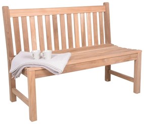 Drewniana ławka ogrodowa w naturalnym kolorze Solo – Garden Pleasure