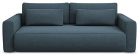 Niebieska rozkładana/ze schowkiem sofa 238 cm Kapua – Makamii