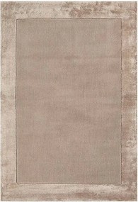 Ręcznie wykonany dywan Ręcznie wykonany dywan z wełny i wiskozy - 160x230cm - Beżowy - Ascot