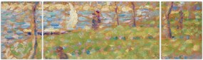Obraz - Georges Seurat, Study for "La Grande Jatte", reprodukcje (170x50 cm)