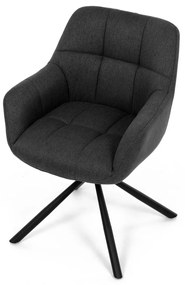 Zestaw krzeseł obiadowych z mechanizmem powrotnymHC-532 GREY2, 2 szt.