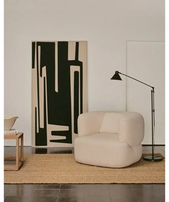 Czarna lampa stojąca z metalowym kloszem (wysokość 220 cm) Dione – Kave Home