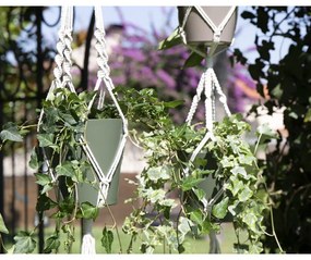 Tekstylny system do zawieszenia doniczki ø 10 cm (wysokość 120 cm) Macramé – Artevasi