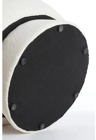 Kremowy fotel z materiału bouclé Avoria – Light &amp; Living