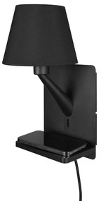 Kinkiet w kolorze matowej czerni Comfort – Trio