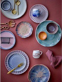 Ciemnofioletowa kamionkowa miska 400 ml Latina – Bloomingville