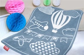 Kocyk niemowlęcy Greno 75x100 Kids Club morski GRENO