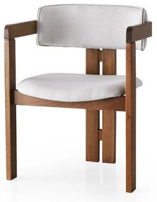 Krzesła do jadalni CO Cream and Walnut