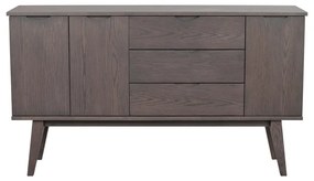 Brązowa niska komoda w dekorze dębu 150x85 cm Filippa – Rowico