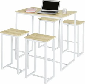 Komplet stołowy z 4 stołki OGT15-WN