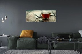 Obraz na płótnie Chwila z Ciepłą Herbatą