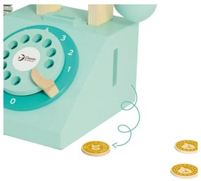 Classic world klasyczny drewniany telefon dla dzieci 4 el.