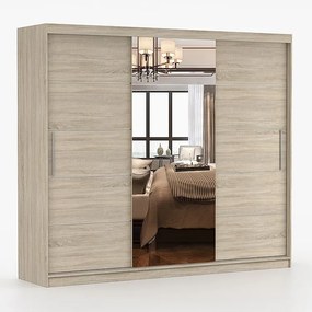 Szafa przesuwna ALBA II 250 cm + lustro