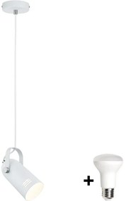 Paulmann 79767 - LED 1xE27/8W Żyrandol na lince LAVEA 230V biały