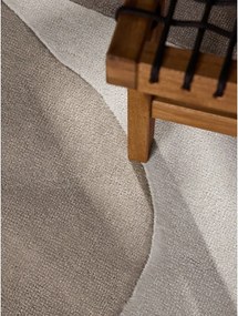 Beżowy wełniany okrągły dywan tkany ręcznie ø 200 cm Hackney Clarissa – Ted Baker