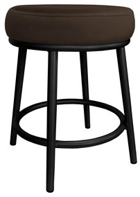 Taboret Ben noga metalowa czarna MG05