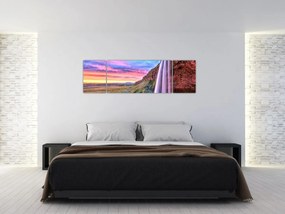 Obraz - Wodospad Seljalandsfoss (170x50 cm)