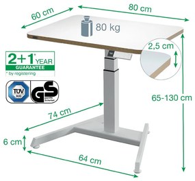 Regulowane ergonomiczne biurko Ergo – Leitz