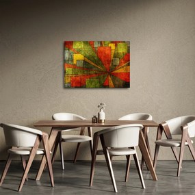 Obraz abstrakcji geometrycznej (70x50 cm)
