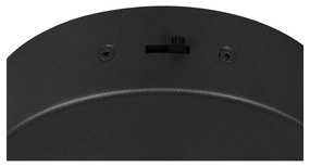 Czarna lampa wisząca LED ø 14 cm Cala – Trio Select