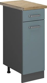 Szafka dolna do kuchni niebiesko-szary 30x60x81.6 r-line