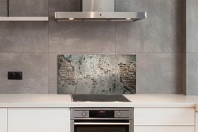 Szklany Panel Ściana z Cegły i Kamienia