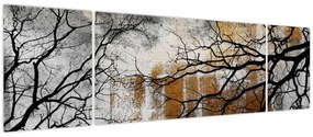 Obraz - Sylwetki drzew (170x50 cm)