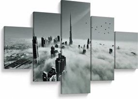 Obraz - Wieżowce w Dubaju (125x70 cm)