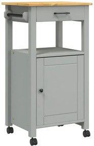 Klasyczny szary wózek kuchenny z szufladą T6-A84