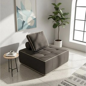 Coco Living Fotel Zen 1-osobowy – czekoladowy i piaskowy