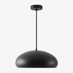 Lampa Sufitowa Wisząca Z Żelaza Hilma Czarna - Sklum