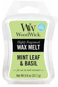 Wosk do lampki aromatycznej o zapachu mięty i bazylii WoodWick, 8 h