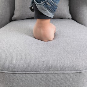 HOMCOM Relax Chair z poduszką oparcia Krzesło TV Podniesione stopy