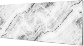 Panel szklany do Kuchni Marmurowa Struktura Ścienna