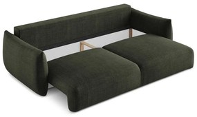 Zielona rozkładana sofa 230 cm Leila – Makamii