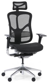 Krzesło biurowe wielofunkcyjne WINSTON AA, czarny