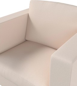 Pokrowiec na fotel Karlanda kolor różowy tkanina strukturalna