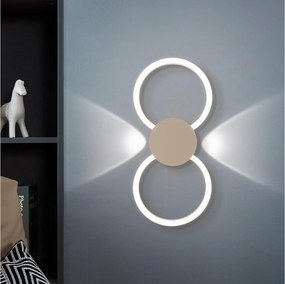 Eglo 902127 - LED kinkiet VENTICELLO LED/20W/230V + LED/0,91W beżowy