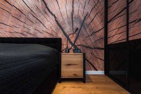 Drewniana szafka nocna Night Frame