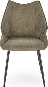 Krzesło tapicerowane K543 oliwkowe