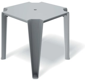 Stół ogrodowy Lottie Light Gray 77,5 x 77,5 cm FERNE