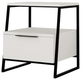 Stolik nocny Pal White 2