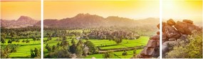 Obraz doliny Hampi w Indiach (170x50 cm)