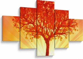 Obraz - Drzewo w słońcu (125x70 cm)
