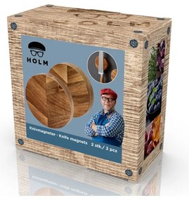 Drewniany magnetyczny stojak na noże – Holm