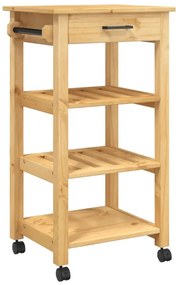 Wózek kuchenny z drewna sosnowego L7-A87